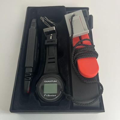 Quantum Fitness Heart Rate Monitor Watch and Accessories (5)