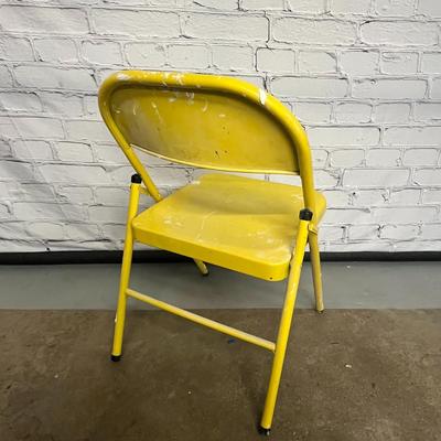 Yellow Foldable Chair