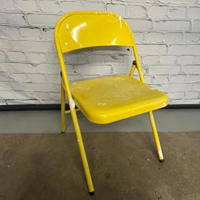 Yellow Foldable Chair