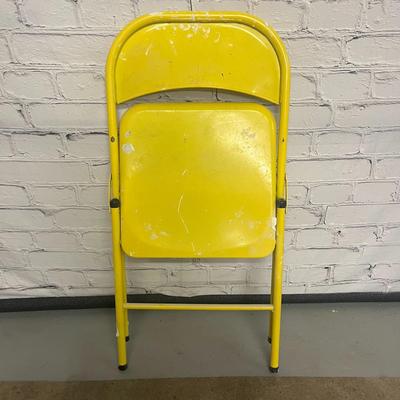 Yellow Foldable Chair