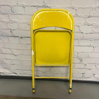 Yellow Foldable Chair