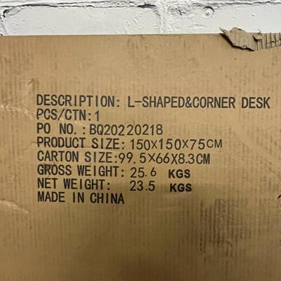 Elephance L-Shaped & Corner Desk ($120 new) *Needs to be assembled