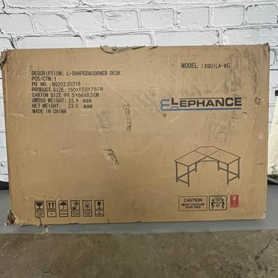 Elephance L-Shaped & Corner Desk ($120 new) *Needs to be assembled