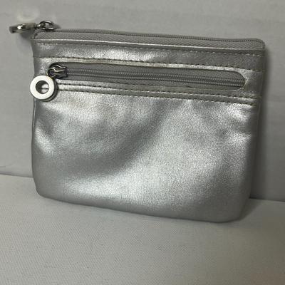Metallic Silver Purse with matching Wallet (13)