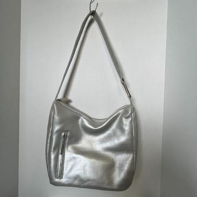 Metallic Silver Purse with matching Wallet (13)