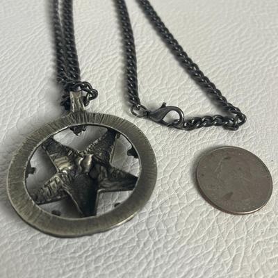 Baphomet Goat Pendant Necklace and Gothic Ring (15)