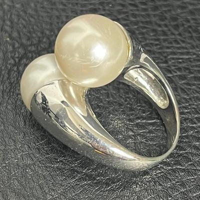 Sugarfix Faux Pearl Necklace and Ring (20)