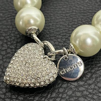 Chico's Heart Bubble Bracelet and Ring (22)