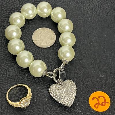 Chico's Heart Bubble Bracelet and Ring (22)