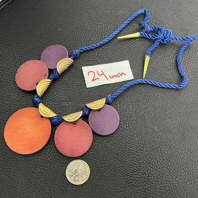 Circle Statement Necklace and Cuff Bracelet (25)