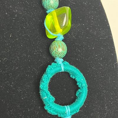 Green & Blue Statement Necklace (27)