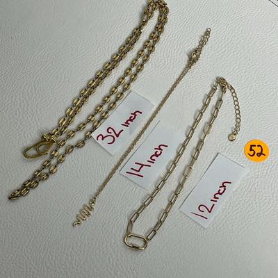 3 Gold Necklaces (52)