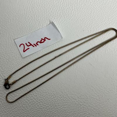 Gold Necklace, Earrings, and Pin (54)