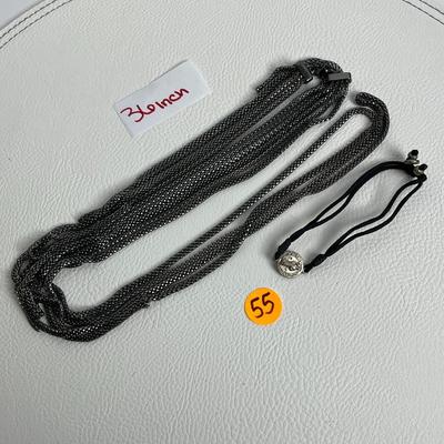 Layered Necklace and Bracelet (55)
