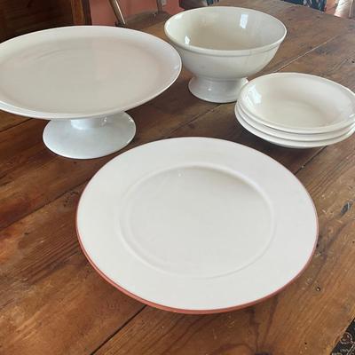 H587 Dansk & Pottery Barn Serving Pieces
