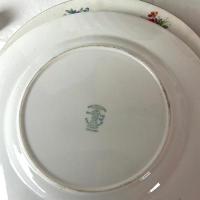 H589 Floral Luncheon Dish Set