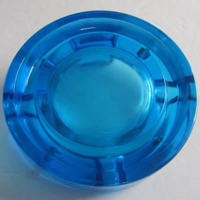 Vintage Fenton Iridized Match and Cigarette Holder Ashtray