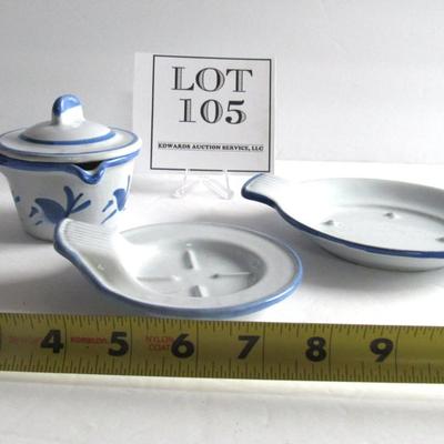 Vintage Heavy Enameled Cast Iron Warming Set, Husqvarna, Sweden