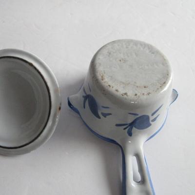 Vintage Heavy Enameled Cast Iron Warming Set, Husqvarna, Sweden