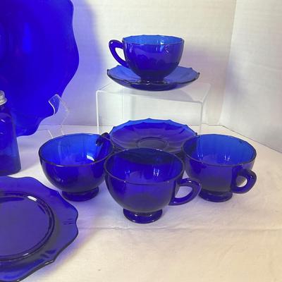 H594 Cobalt Glass LOT