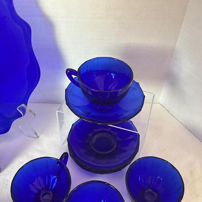 H594 Cobalt Glass LOT
