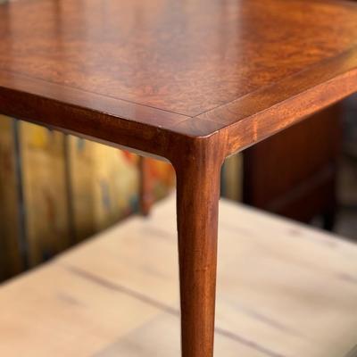 Burled Wood Accent Table