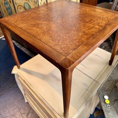 Burled Wood Accent Table