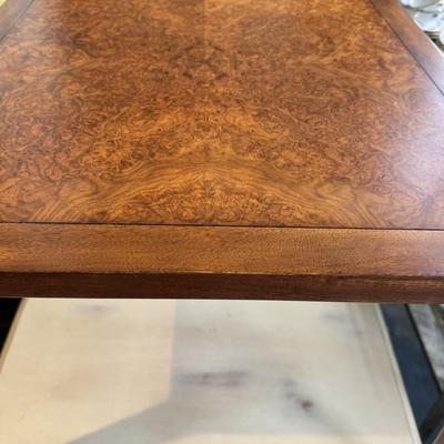 Burled Wood Accent Table