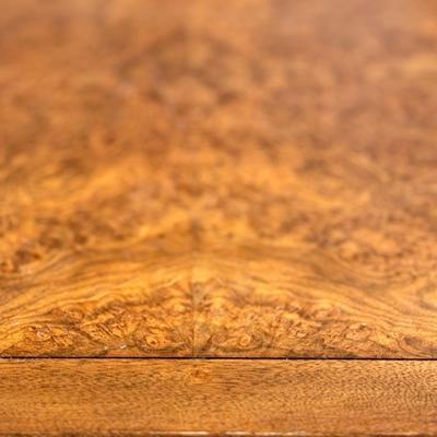 Burled Wood Accent Table