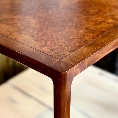 Burled Wood Accent Table