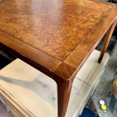 Burled Wood Accent Table