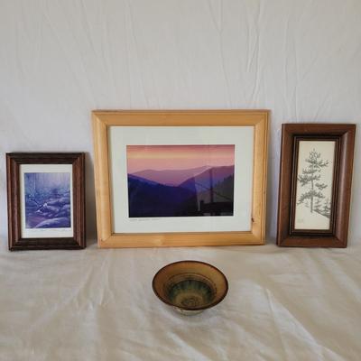David Koll Signed â€˜Smokey Mountain Sunsetâ€™ Framed Photograph & More (P-CE)