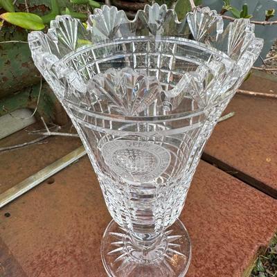 Waterford 1988 US Women's Open at Five Farms Trophy Vase