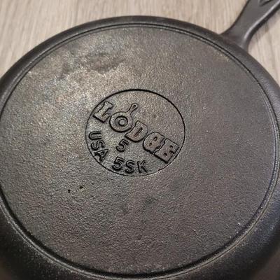 Lodge #5 Cast Iron Skillet