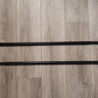 (2) Expandable Metal Curtain Rods (a)