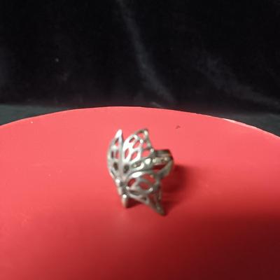STERLING SILVER BUTTERFLY RING