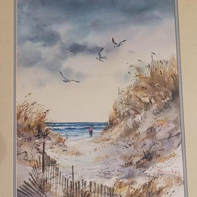 Original Watercolor Listed Artist by Virginia Perle