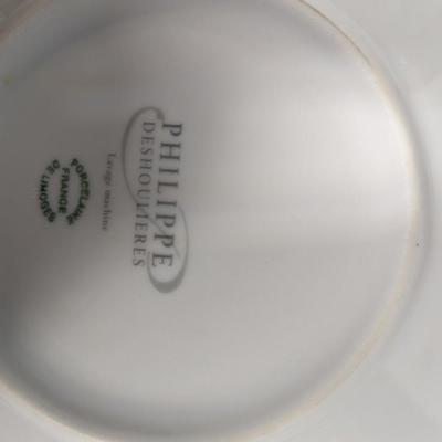 Philippe Deshoulieres Porcelain Lourioux France Canape Plates Porcelain