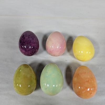 Alabaster Easter Eggs