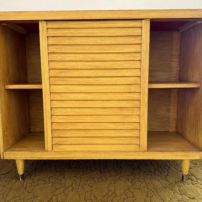 Mid-Century Credenza W/ Sliding Doors