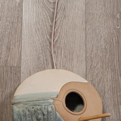 Unique Ceramic Hanging Birdhouse