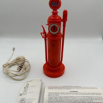 Vintage GULF Oil Phone W/ Original Box