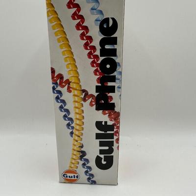 Vintage GULF Oil Phone W/ Original Box