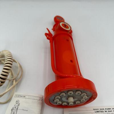 Vintage GULF Oil Phone W/ Original Box