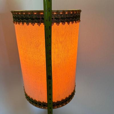 Vintage Hanging Lamp w/ Drum Shade.