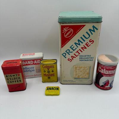 Vintage Food & Medicine Tins