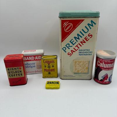 Vintage Food & Medicine Tins