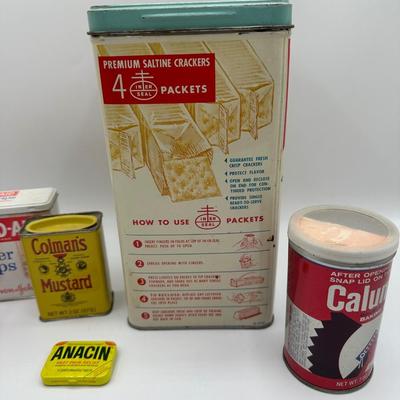 Vintage Food & Medicine Tins