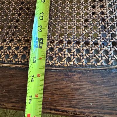 Vintage Accent Cane Chair