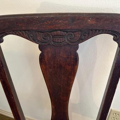 Vintage Accent Cane Chair